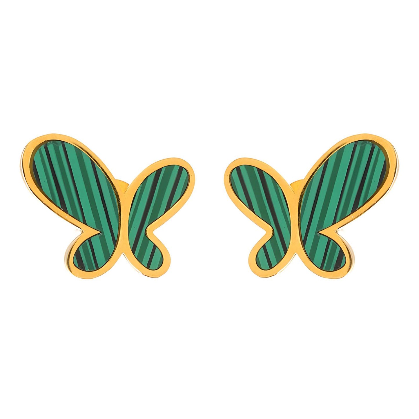 "Butterfly" Earrings and Necklace 18K Gold Plated