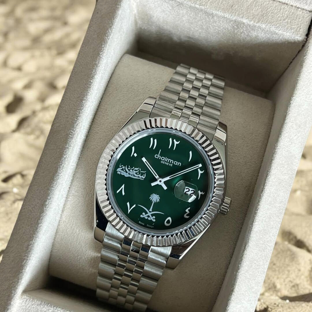 CHAIRMAN SAUDIA ARABIC SPECIAL EDITION WATCH ( 1 YEAR WARANTY)