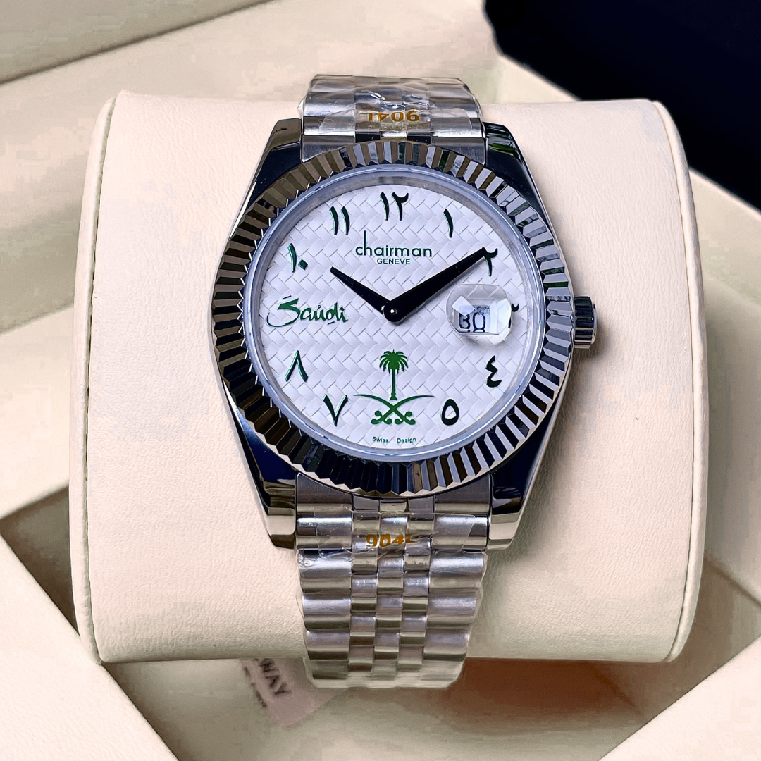 CHAIRMAN SAUDIA ARABIC SPECIAL EDITION WATCH ( 1 YEAR WARANTY)