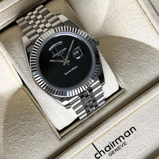 Chairman Geneve Special Edition Day And Dated Black Dial