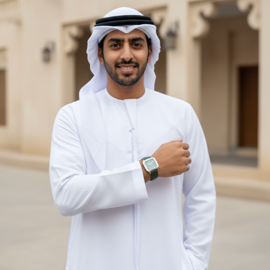 Chairman Leather Strap Watch