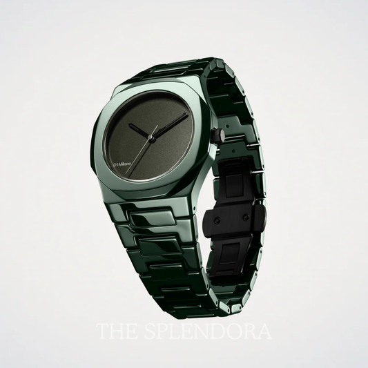 Pure Green Ceramic D1 Milano Watch