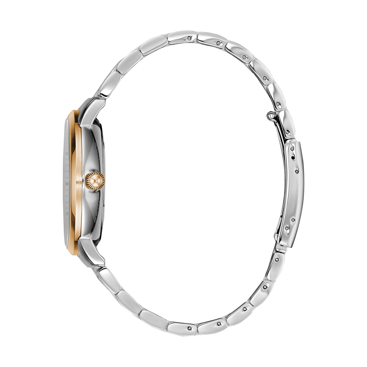 René Mouris Executive 80102RM4 men's watch, two-tone rose gold, cream dial – side profile