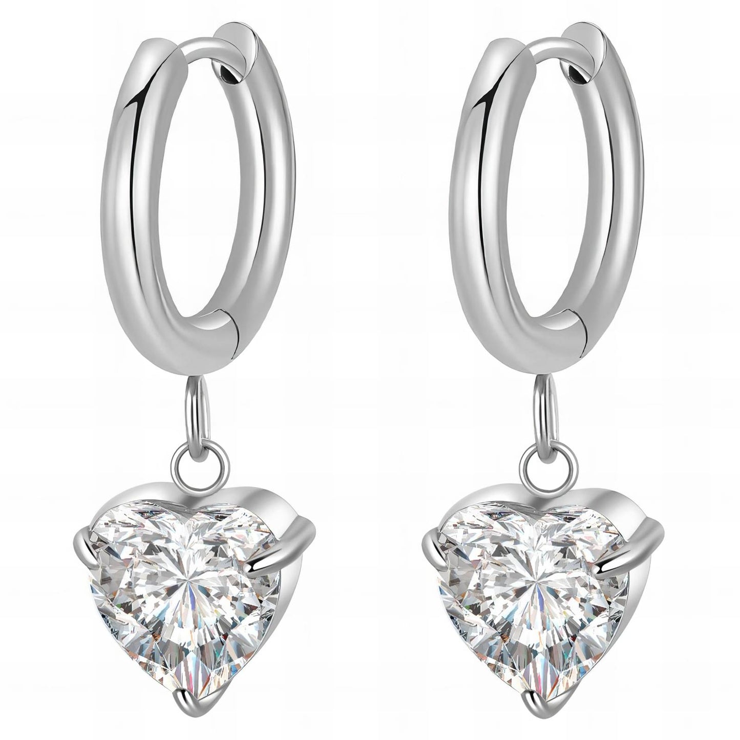 Necklace And Earrings Stainless Steel