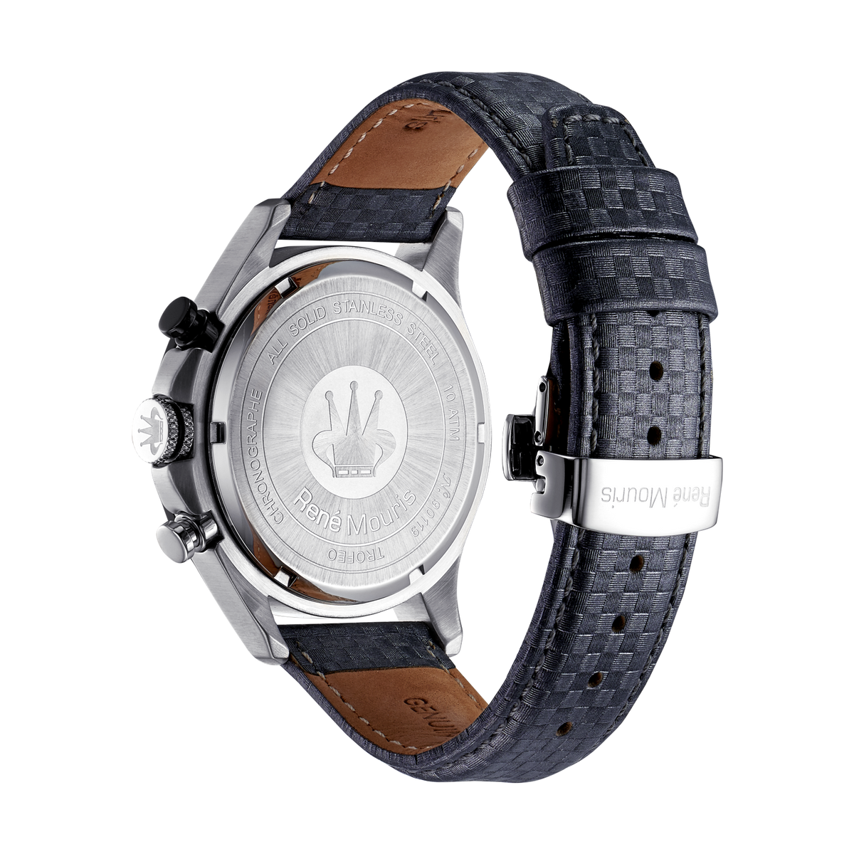 Trofeo-90119RM1 Men's Chronograph Watch Leather Strap