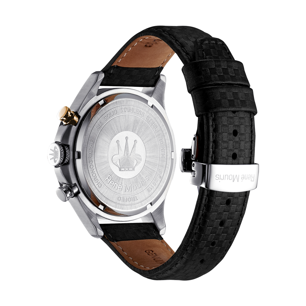 Trofeo-90119RM2 Men's Chronograph Watch Leather Strap