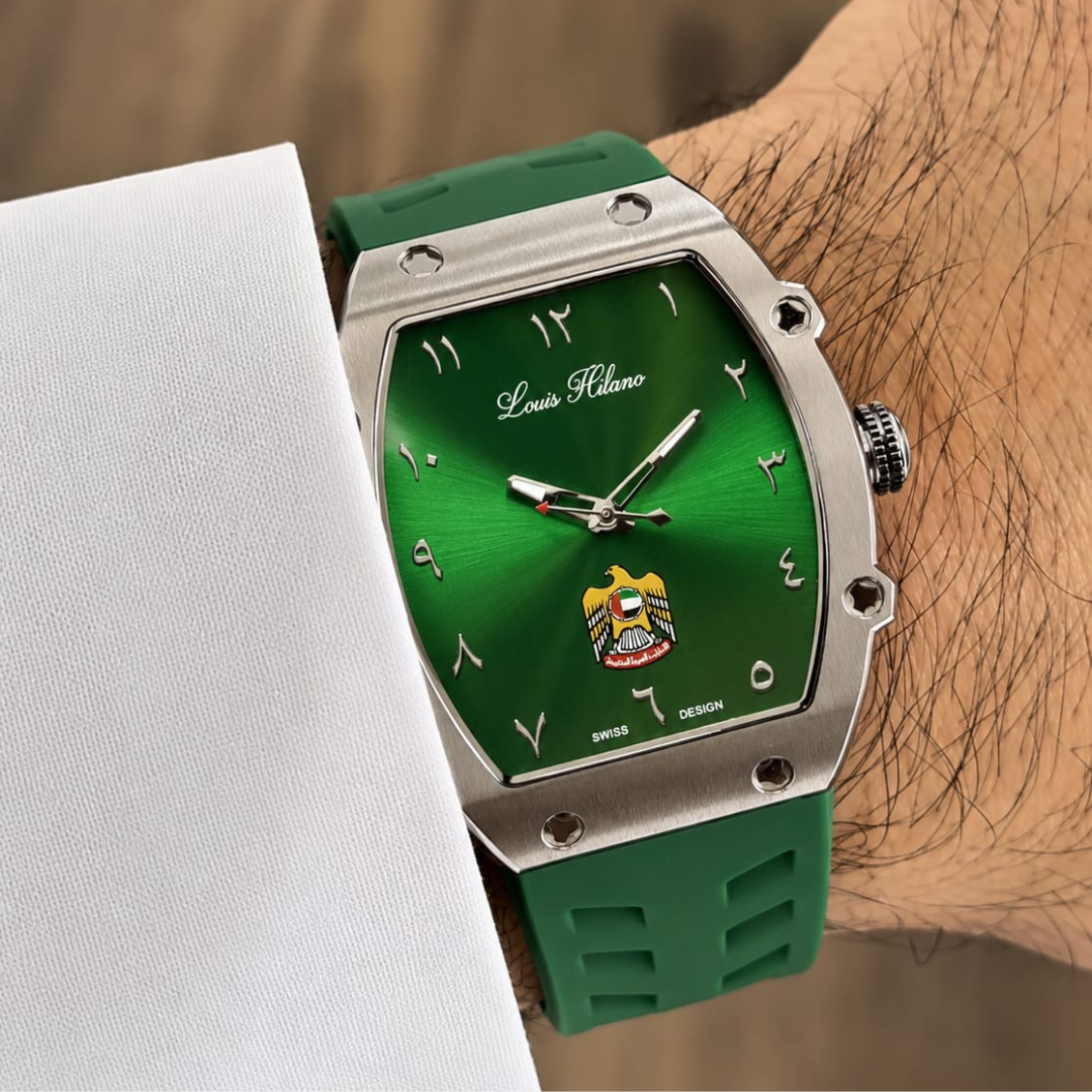 UAE Special Edition Watch | Green Dial | Louis Hilano
