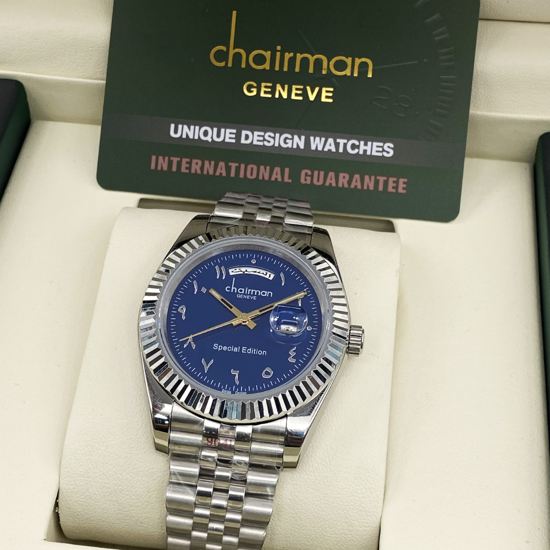 Chairman Geneve Special Edition Men's quartz Watch - 1 Year Warranty