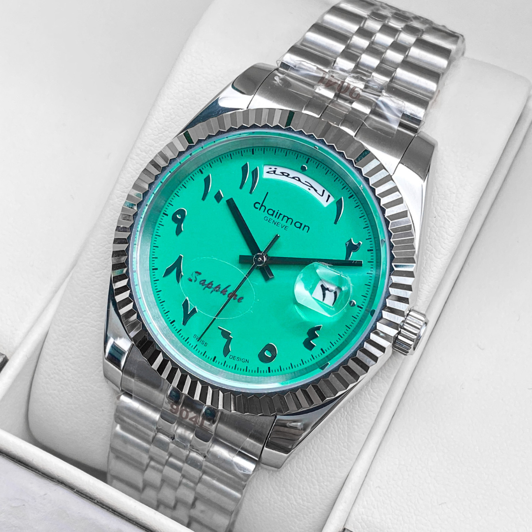chairman watch green dial