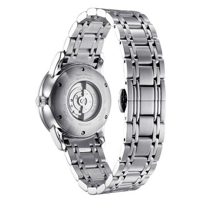 René Mouris Noblesse 10108RM1 women's watch, silver, white dial – case back