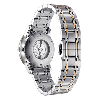 René Mouris Noblesse 10108RM2 women's watch, two-tone gold, black dial – case back