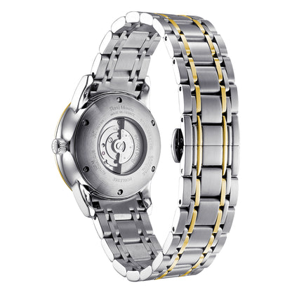 René Mouris Noblesse 10108RM3 women's watch, two-tone rose gold, silver dial – case back