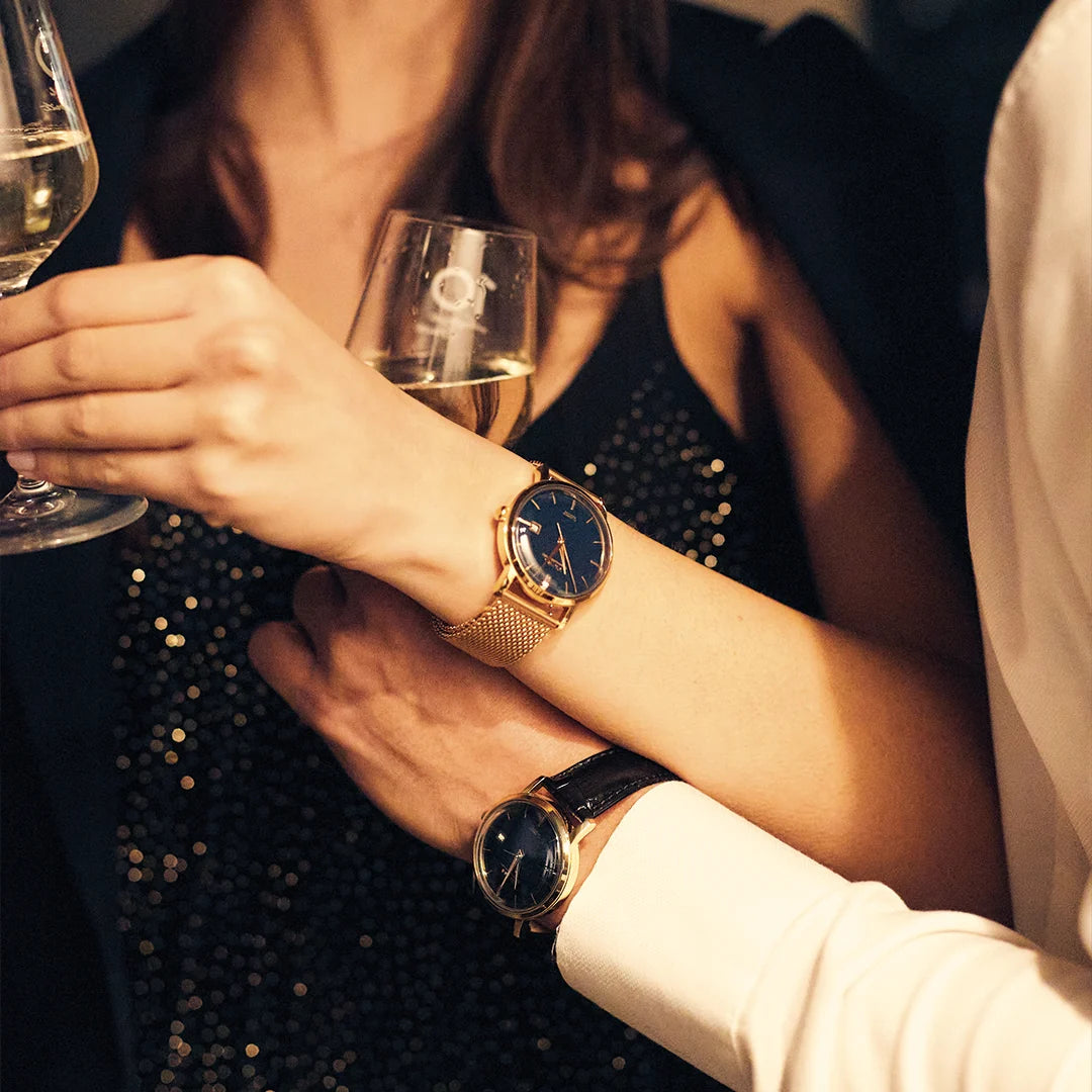 Ultra 1911 Superautomatic Maille Cream Rose automatic watch - lifestyle
