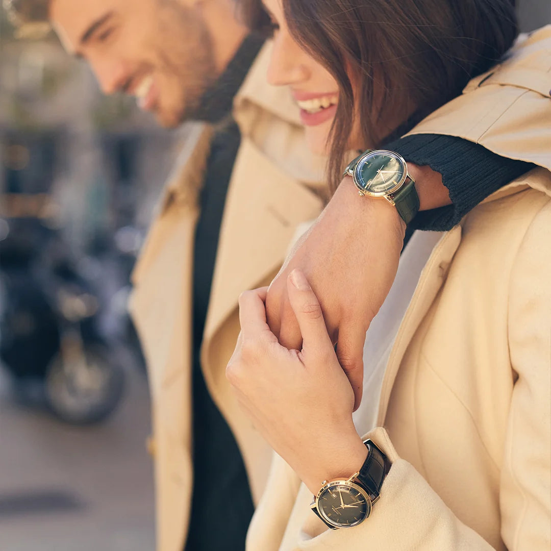 Ultra 1911 Superautomatic Croc Silver Forest automatic watch - lifestyle