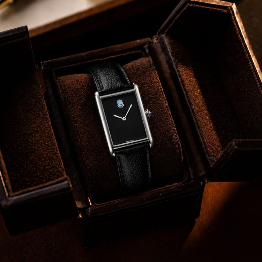 Louis Hilano Classic Tank | Swiss-Designed Rectangular Watch