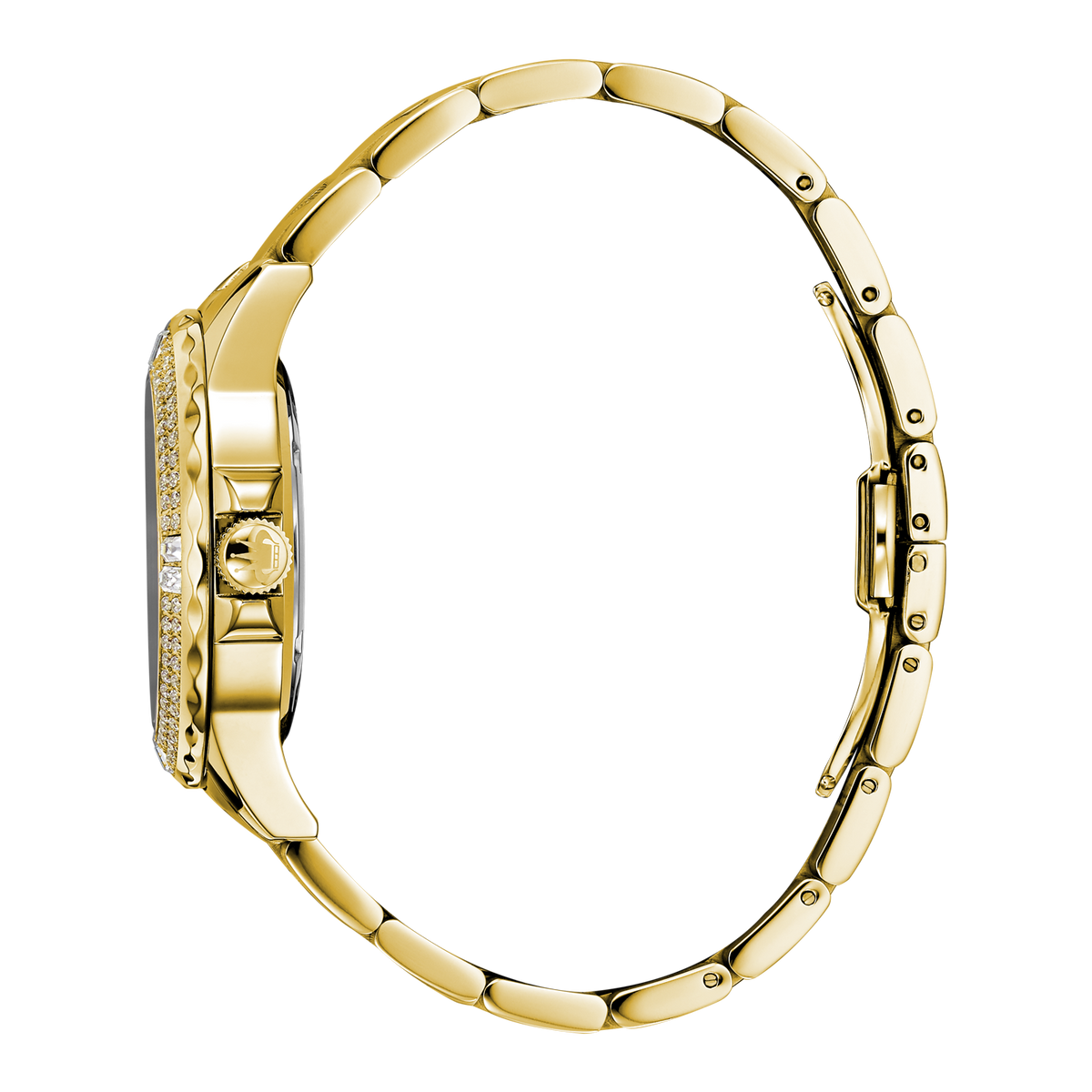 René Mouris La Fleur 50105RM4 women's watch, gold, mother-of-pearl floral dial – side profile