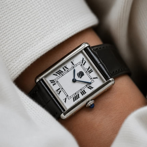 Louis Hilano Classic Tank rectangular watch