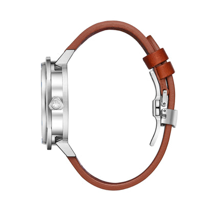 Mythique Le Monde-70109RM3 Men's Leather Strap Watch