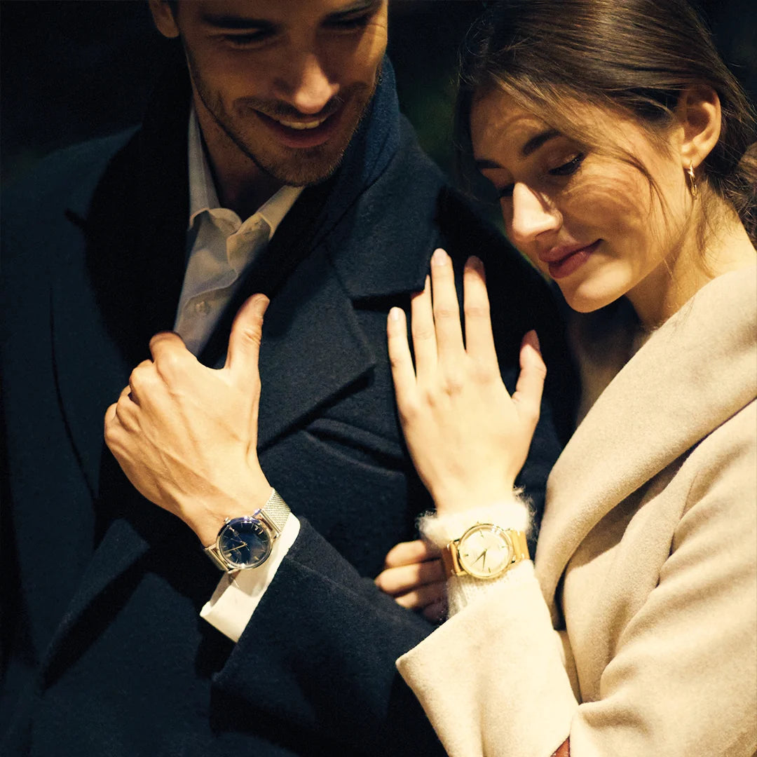 Ultra 1911 Superautomatic Cuir Sparkling Gold automatic watch - lifestyle