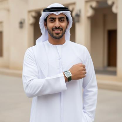 Chairman Leather Strap Watch
