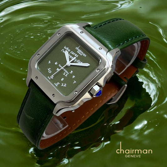 Chairman Leather Strap Watch