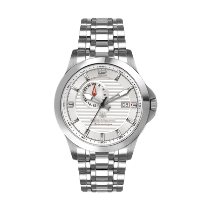 René Mouris Cygnus 70104RM1 men's watch, silver, silver dial – front view