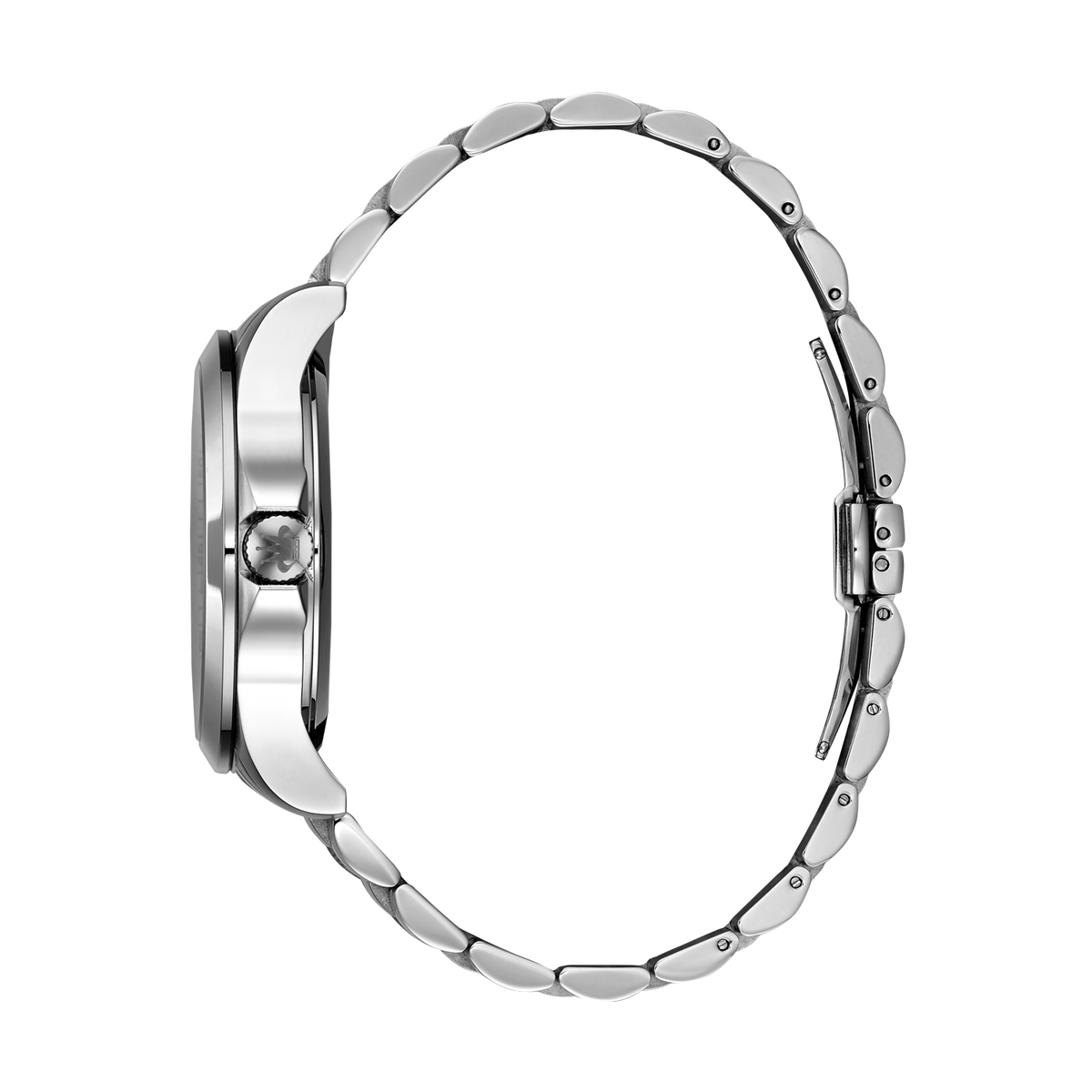 René Mouris Cygnus 70104RM1 men's watch, silver, silver dial – side profile