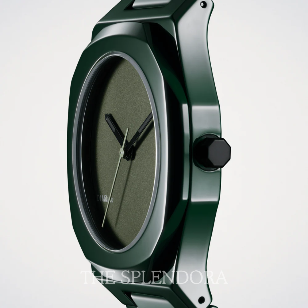 Pure Green Ceramic D1 Milano Watch