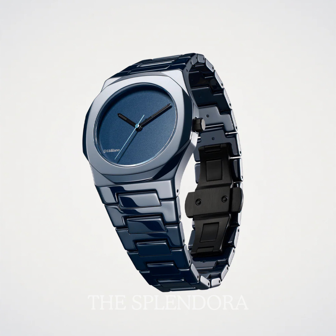 Pure Blue Ceramic D1 Milano Watch