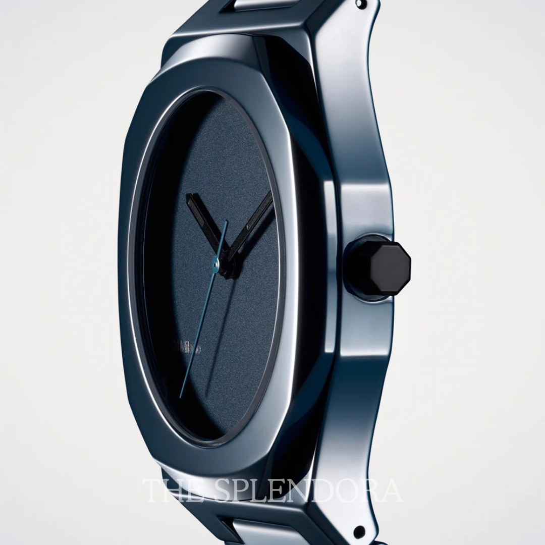Pure Blue Ceramic D1 Milano Watch