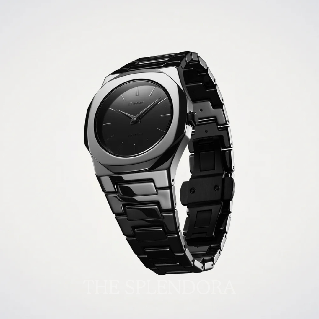 Ultra Thin Watch Black Mirror