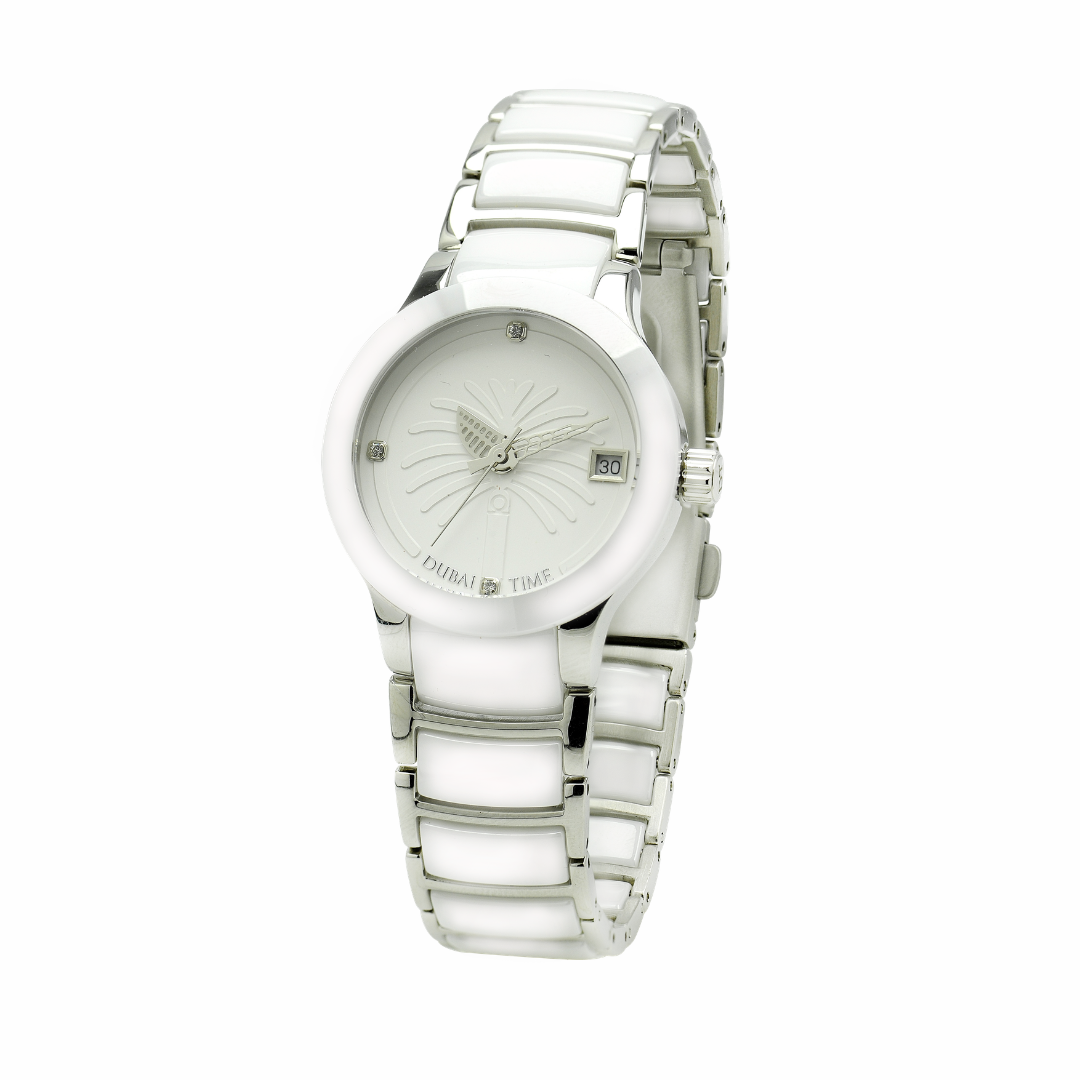 DubaiTime Ladies Ceramic Watch 