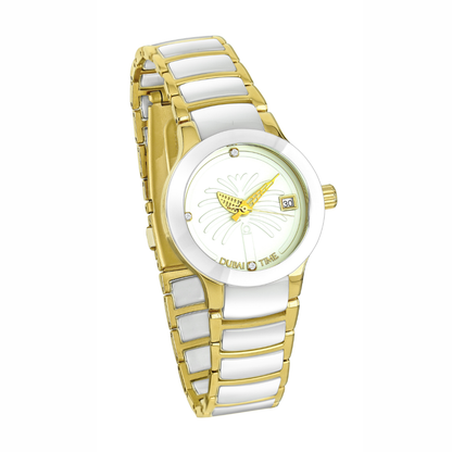 DubaiTime Ladies Ceramic Watch 