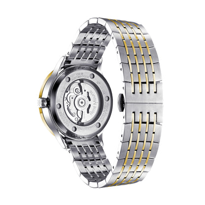 René Mouris Fidèle 10103RM2 men's watch, two-tone gold, champagne dial – case back