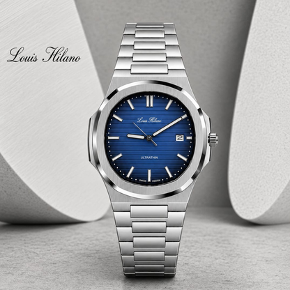 Louis Cardin Octagonal Blue Bezel Watches UAE
