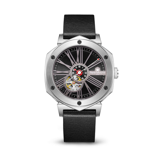 Mythique Le Monde-70109RM2 Men's Leather Strap Watch