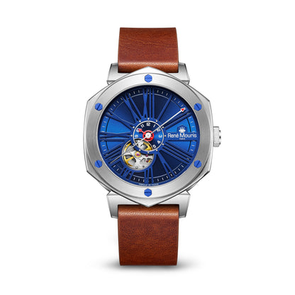 Mythique Le Monde-70109RM3 Men's Leather Strap Watch