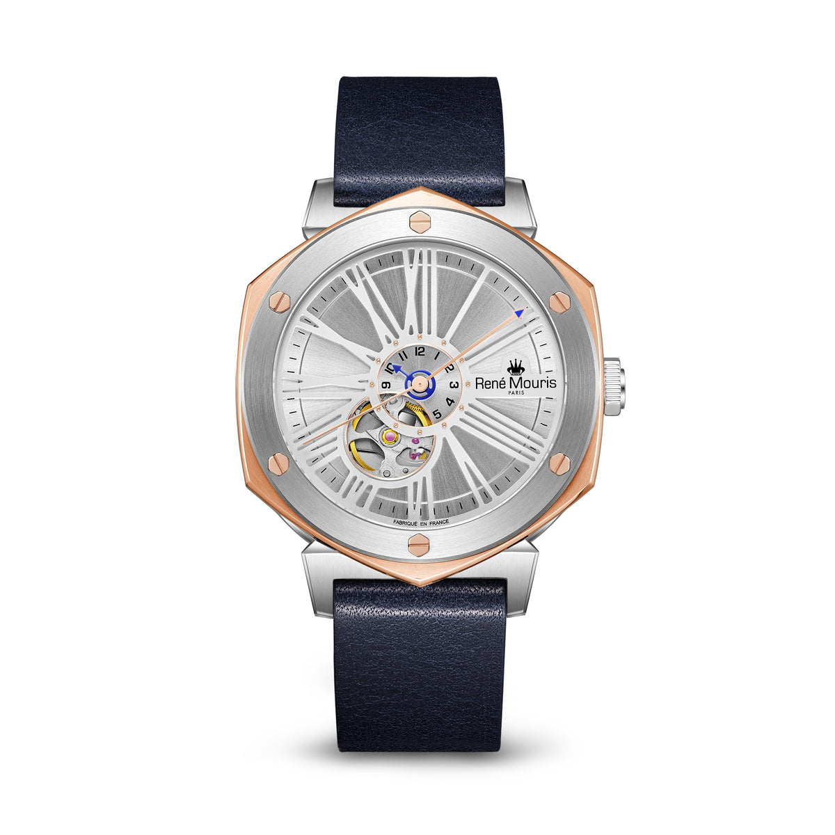 Mythique Le Monde-70109RM5 Men's Leather Strap Watch
