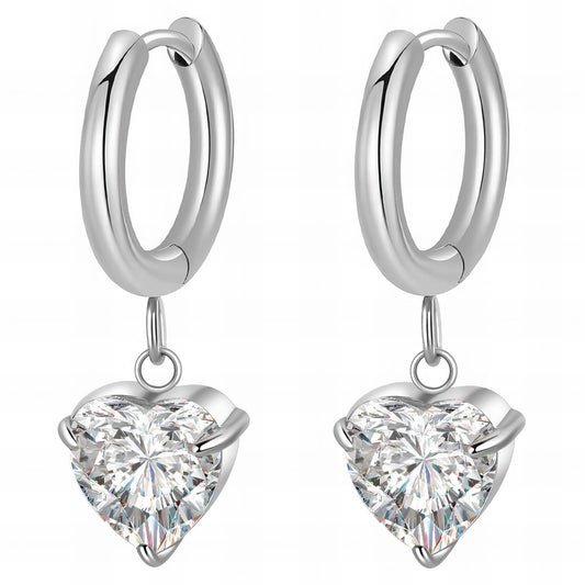 Necklace And Earrings Stainless Steel
