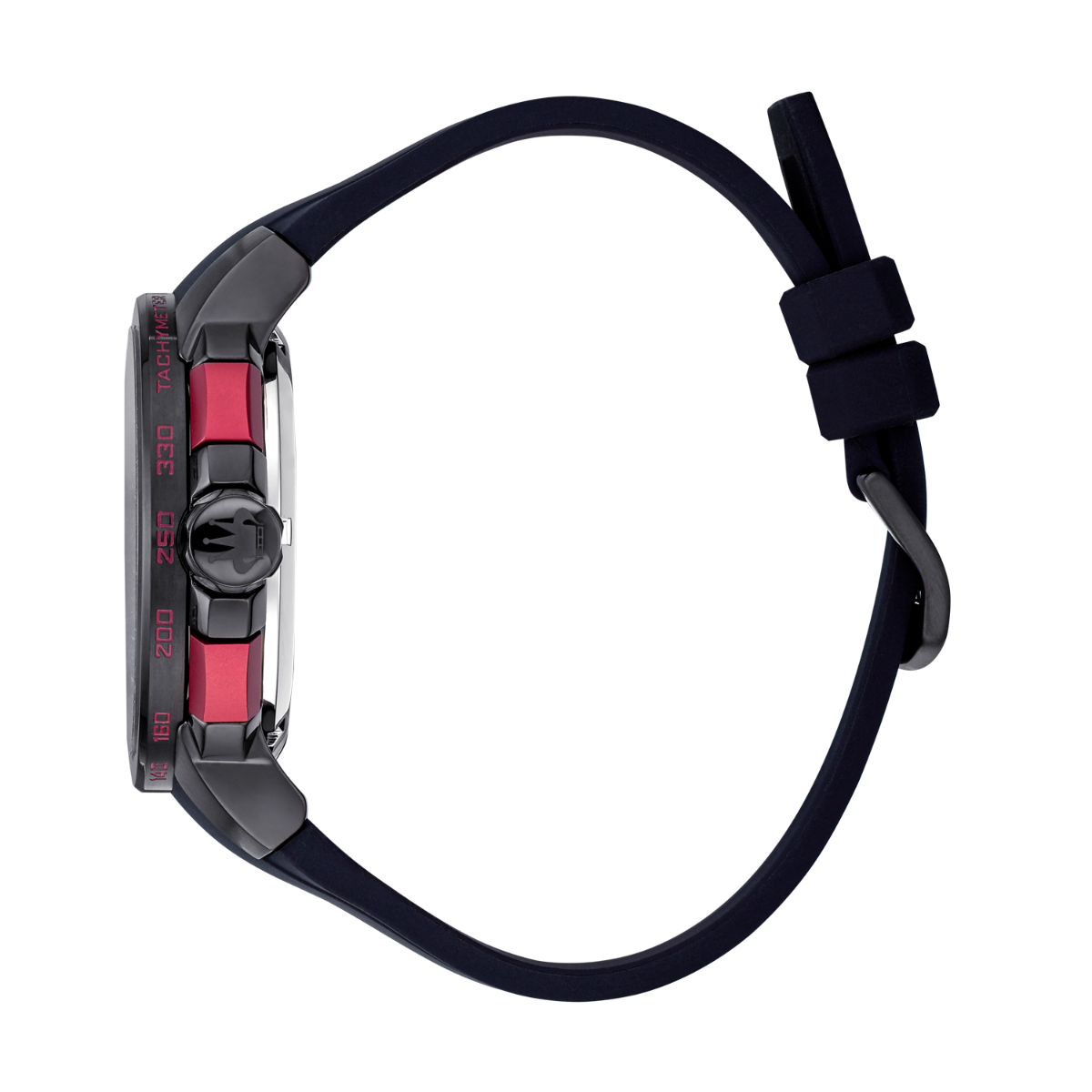 René Mouris Prowler 90123RM3 men's watch, black, red accents – front view