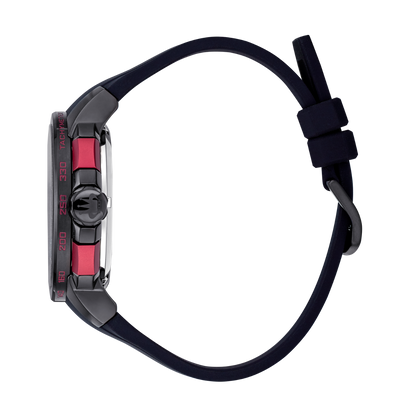 René Mouris Prowler 90123RM3 men's watch, black, red accents – front view