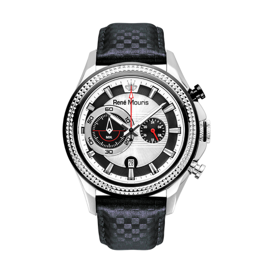 Trofeo-90119RM1  Men's Chronograph Watch Leather Strap