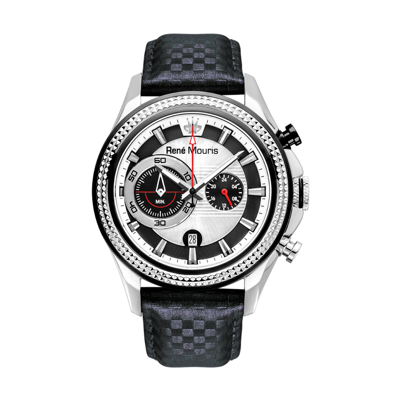 Trofeo-90119RM1  Men's Chronograph Watch Leather Strap