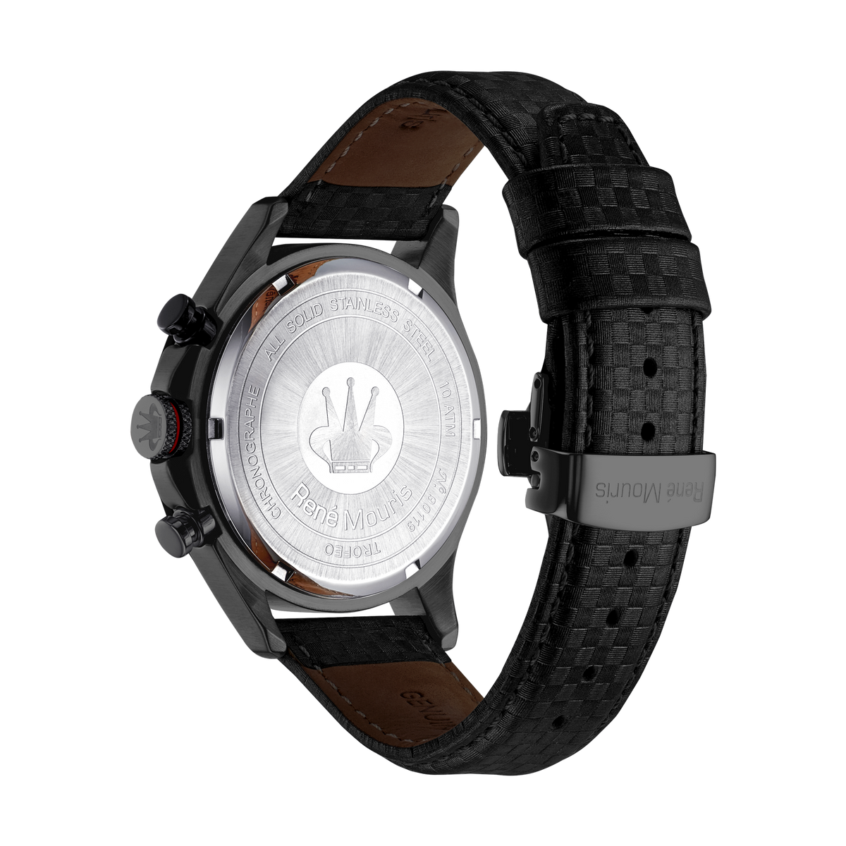 Trofeo-90119RM4 Men's Chronograph Watch Leather Strap