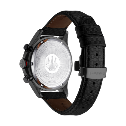 Trofeo-90119RM4 Men's Chronograph Watch Leather Strap
