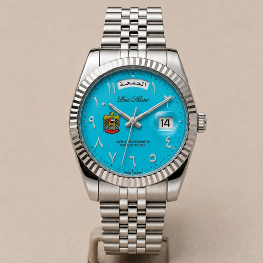 UAE Edition Arabic Day And Date Watch