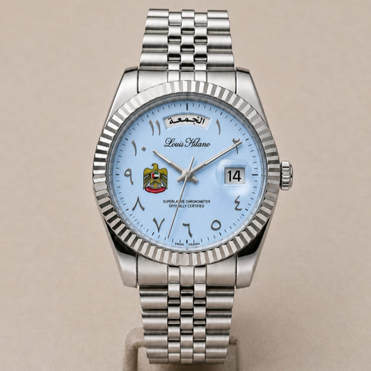 UAE Edition Arabic Day And Date Watch