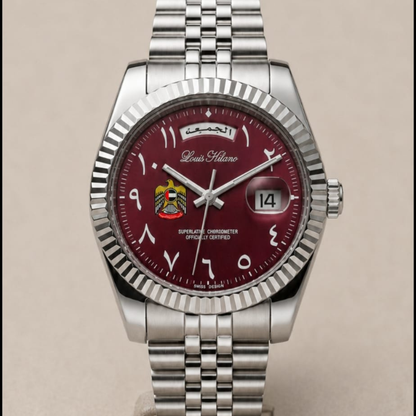UAE Edition Arabic Day And Date Watch