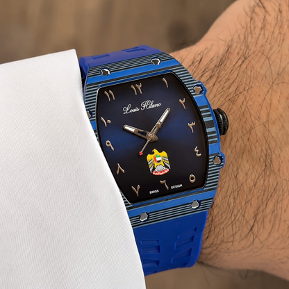 UAE Special Edition Watch |Blue Dial |  Louis Hilano 