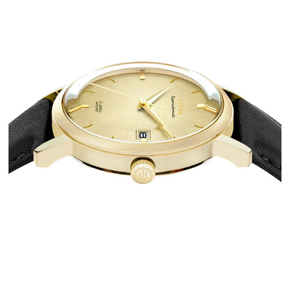 Ultra 1911 Superautomatic Cuir Black Savannah automatic watch - side view